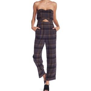 Romeo and Juliet couture plaid romper NWT
